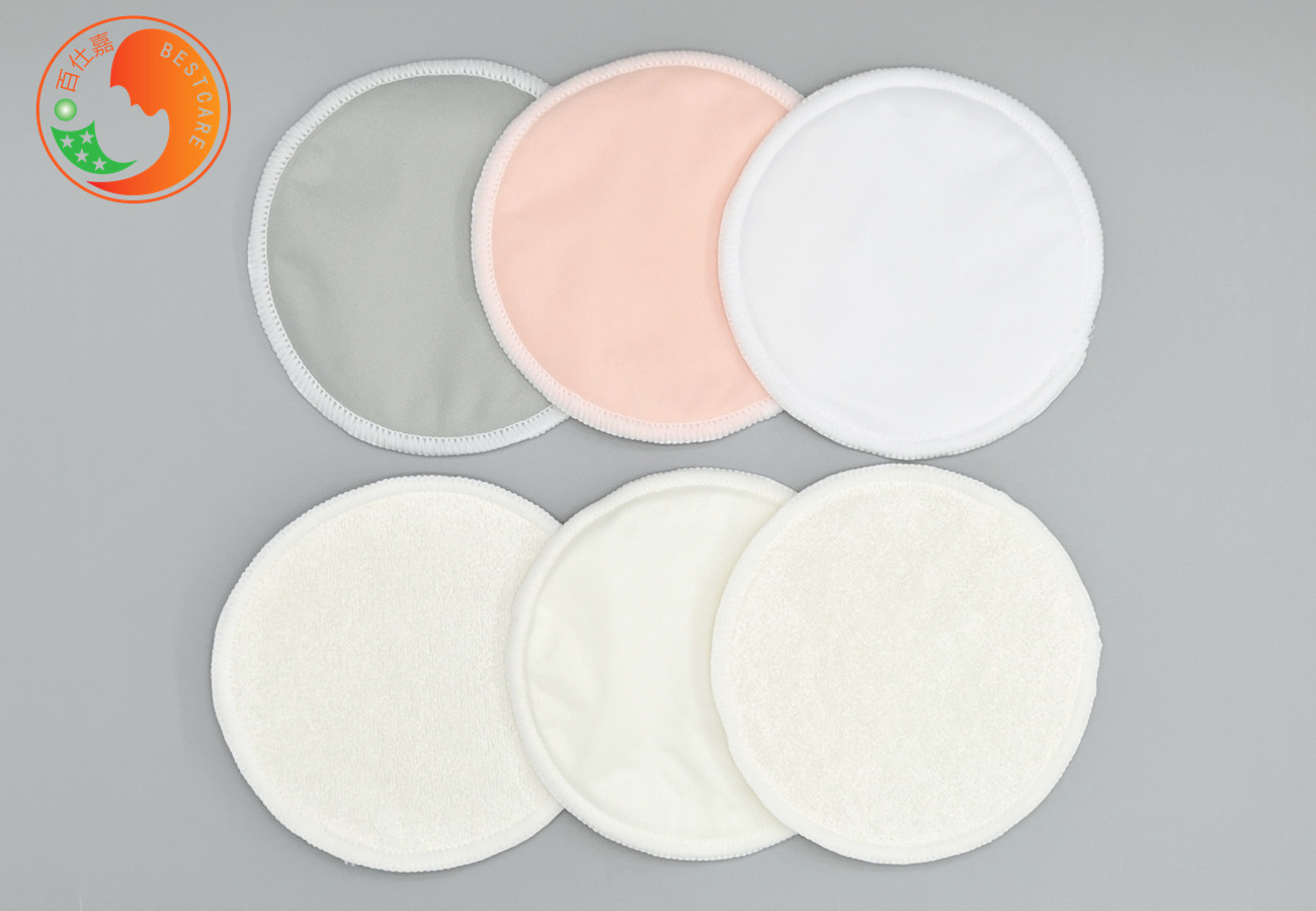 Bamboo Washable Breastfeeding Pads Eco Friendly Leakproof Baby Feeding Sensitive Skin