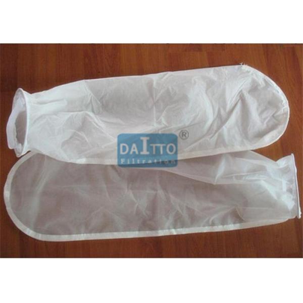 Plastic Ring Liquid Filter Bags Nylon Filter Mesh Excellent Thickness Uniformity