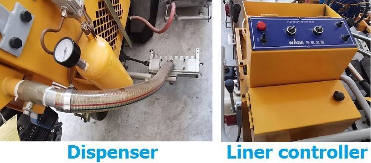 5.5HP Gasoline Car Park Road Line Marking Machine Moving Speed 12km/H