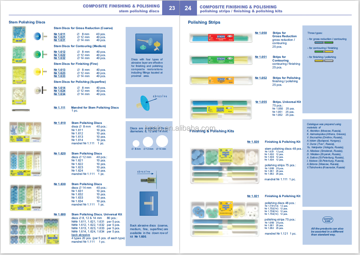 Instrument classification Class II 1.090 Dental Kit of premolar Transparent Contoured Matrices 30 pcs. TOR VM/ TOP BM