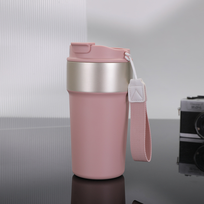 Custom Isolierte Kaffeetasse Travel Thermal Edelstahl Vakuum Wieder Verwendbare Kaffeetasse Hot Water Cup Electric Travel