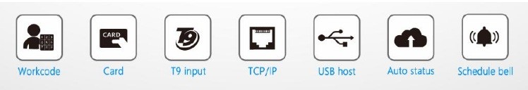 RFID Biometric Face Time Attendance Machine With TCP/IP