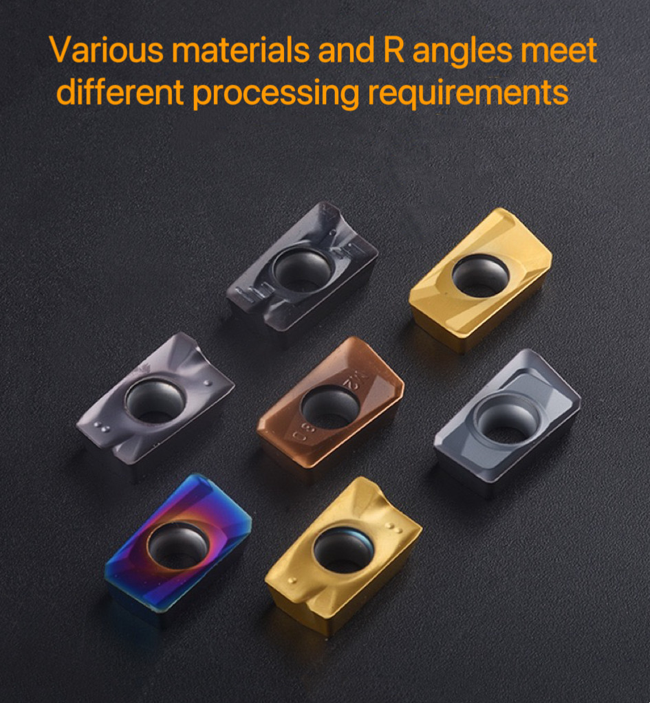 Apmt 1604 Carbide Milling Insert CNC Cemented Carbide Inserts For Steel
