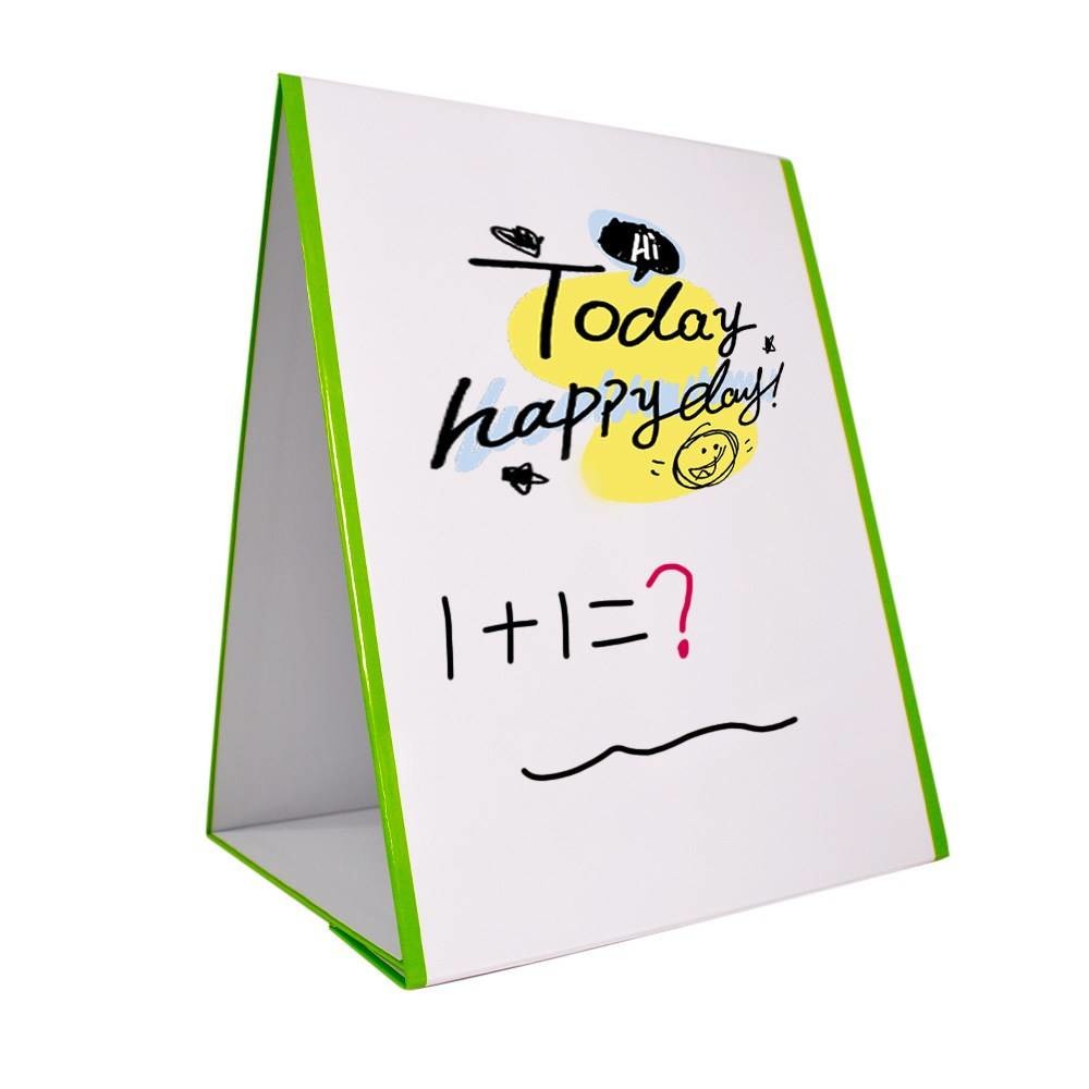 Foldable Magnetic Dry Erase Lapboard Cardboard Dry Erase Board Custom