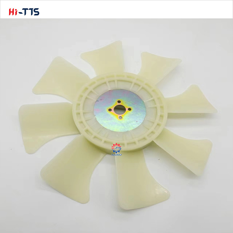 4TNV88 4 Holes 8 Leaves Fan Blade 129436-44740 For Yan-mar Engine Spare Part