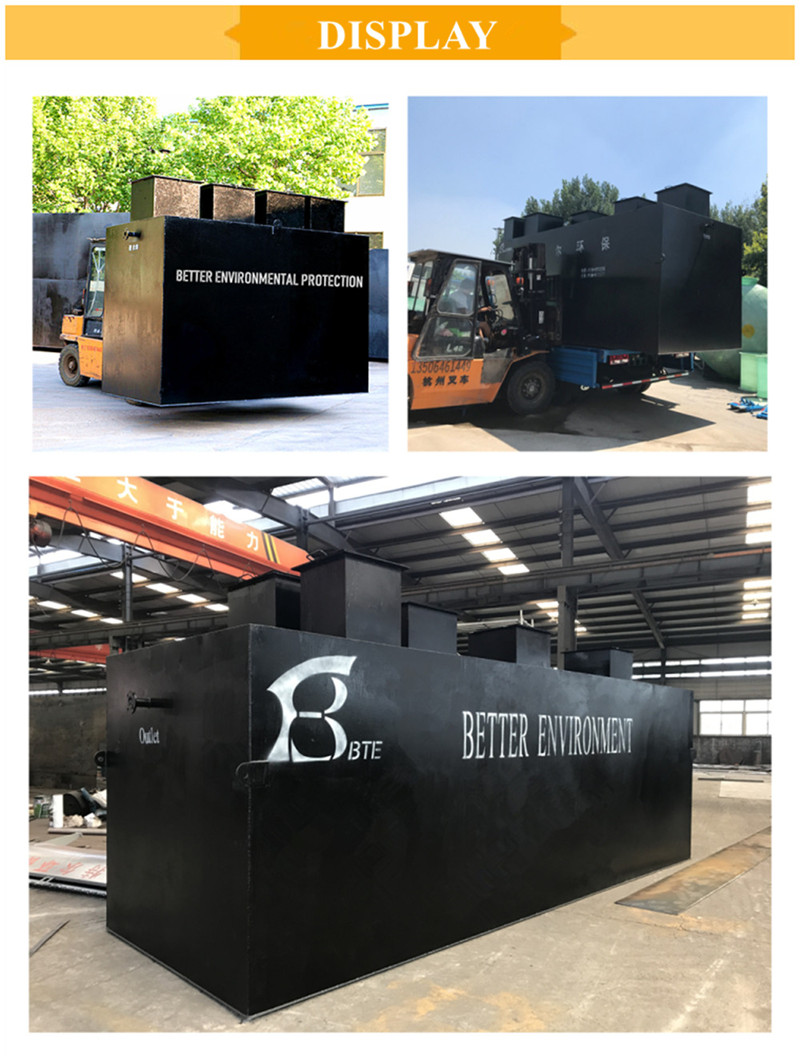 3000 kg Weight Package MBR Sewage Treatment Plant for Domestic Wastewater Treatment