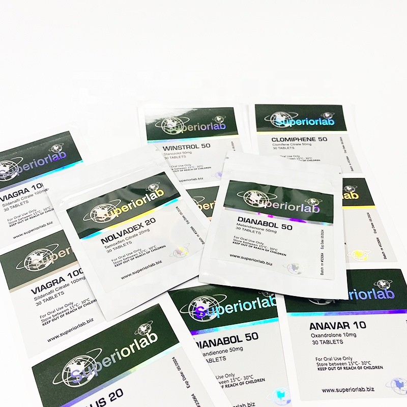 60x80mm Pill Bottle Labels