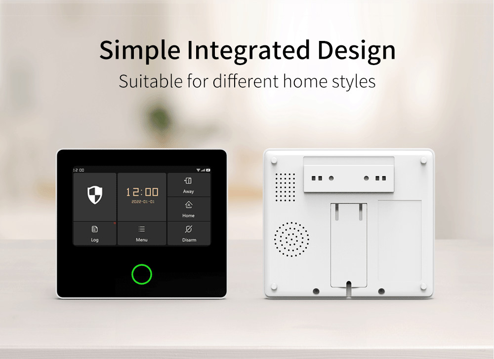 Glomarket Tuya 4g/Wifi Smart-Home-System Alarm DIY System Wireless Security Anti Theft Smart Home Alarm System Alexa