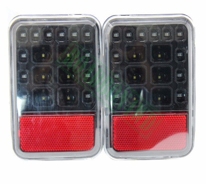 Led Rear Bumper Light Fog Parking Light Reverse Brake Light Rear Bumper Lamp For Jeep Wrangler JK 2007-2016
