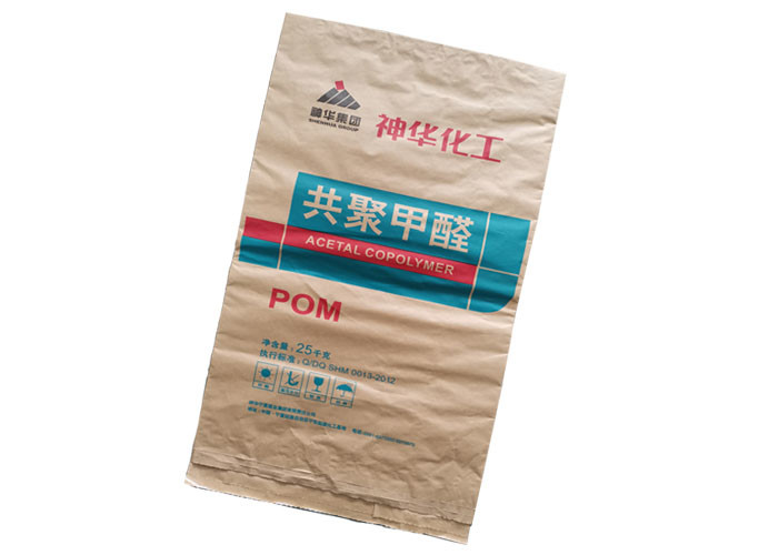 Industrial Pinch Bottom Paper Bags Heat Sealed Portable Building Construction Use