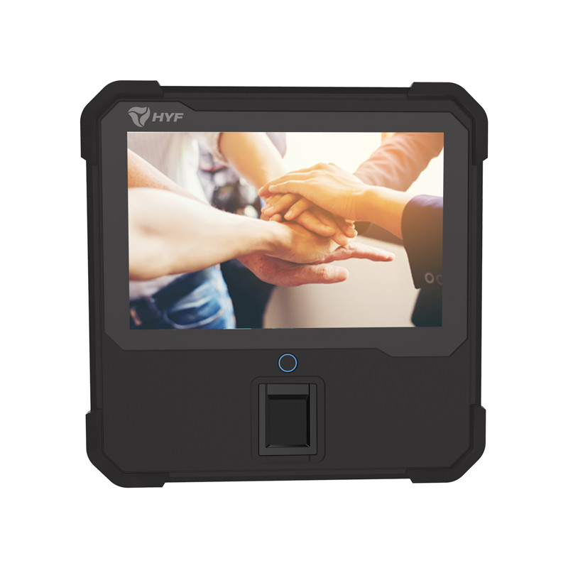 SDK 8 Inch Black Mobile Android Tablet Biometric Fingerprint For Travel