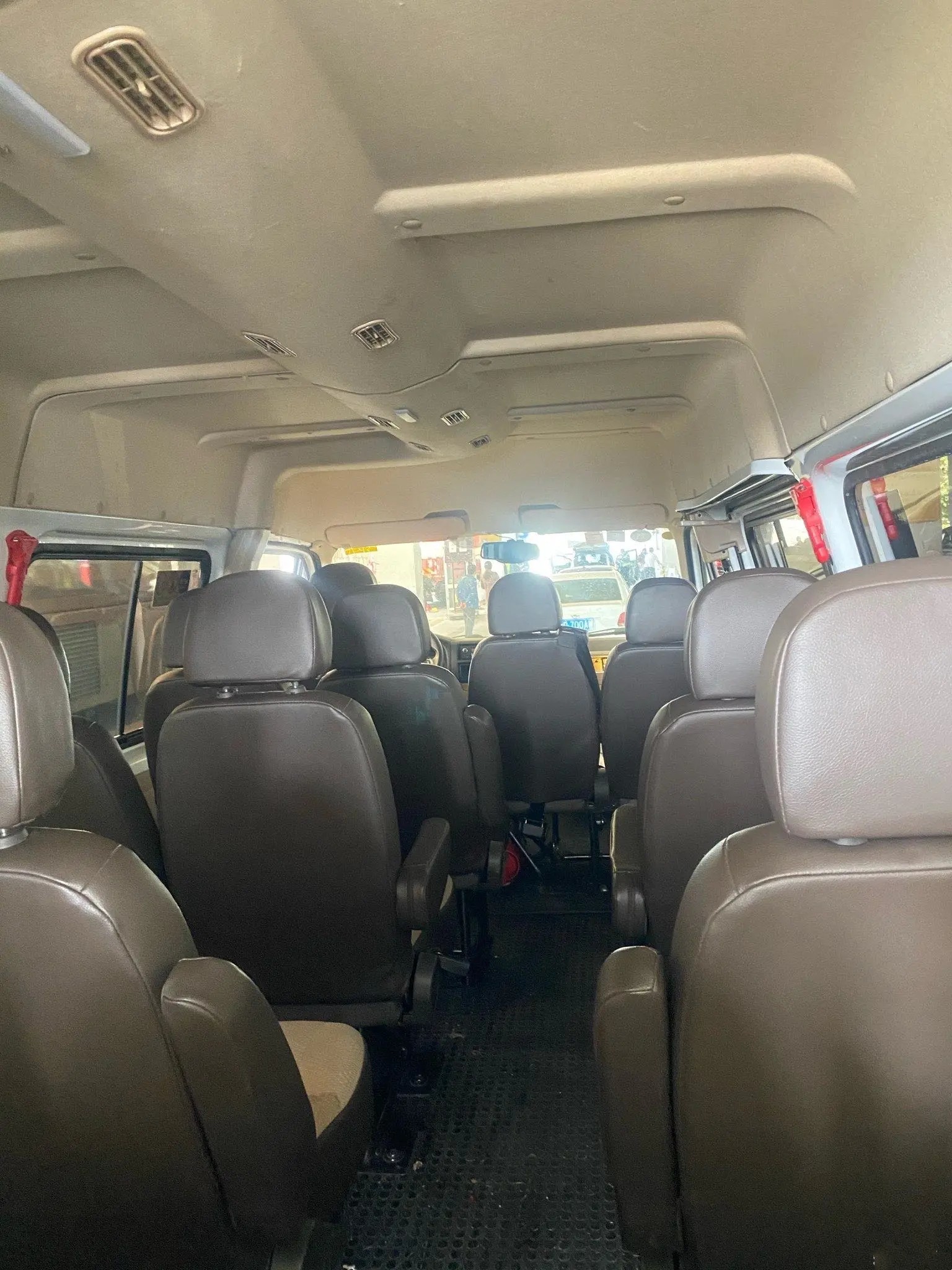 Used Small Bus 15 Seats Front Engine Flat Roof Manual Transmission 5.5 Meters A/C 2nd Hand JMC JX6571
