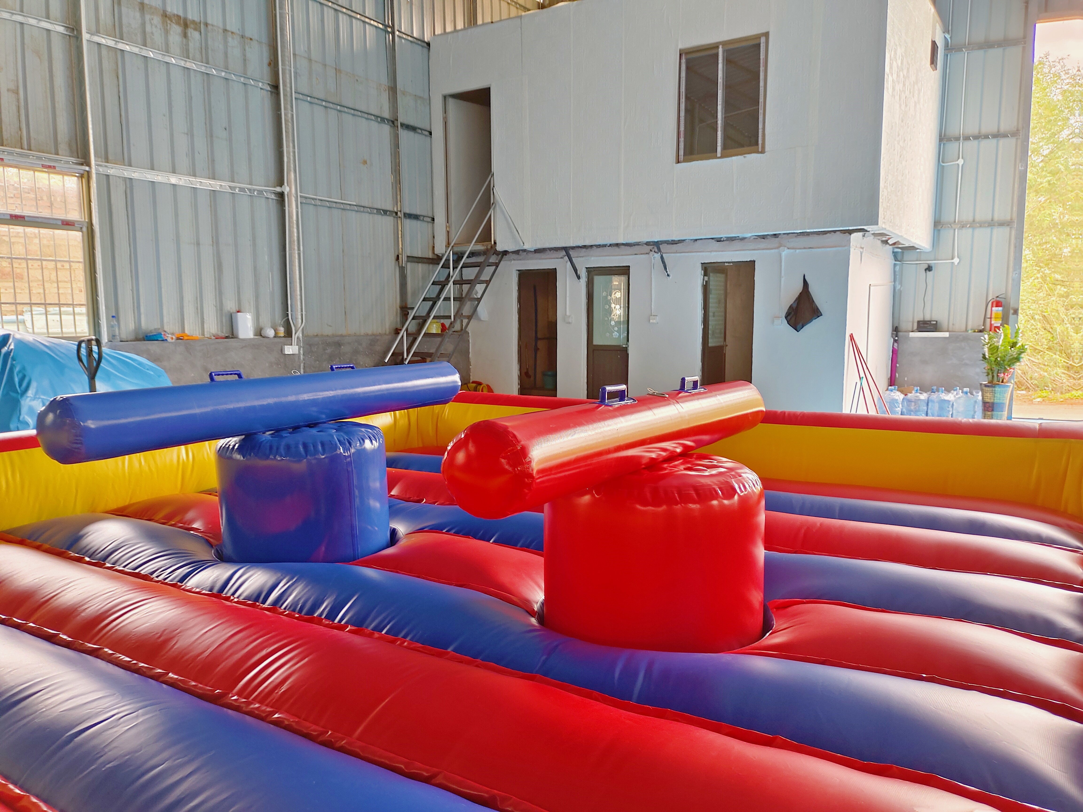 Commercial Inflatable Two-player Battle Games Gladiator Jousting Arena Fighting Game