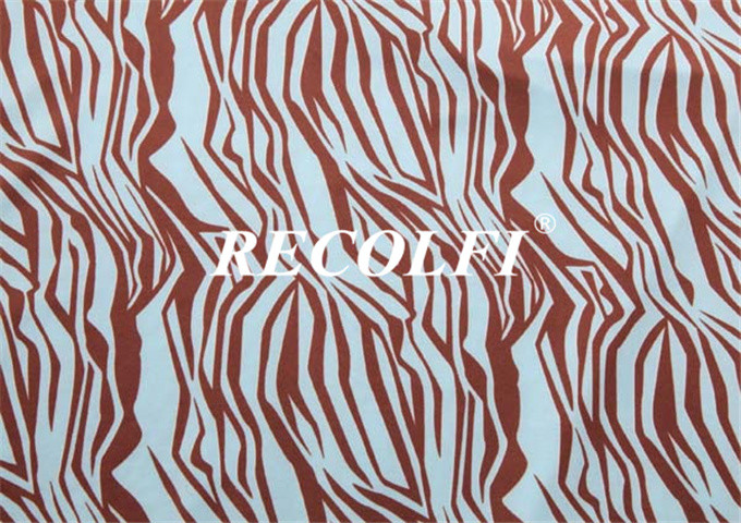 Eco Olympus Sublimation Nylon Jersey Lycra Xtra life Fabric Zebra Printing