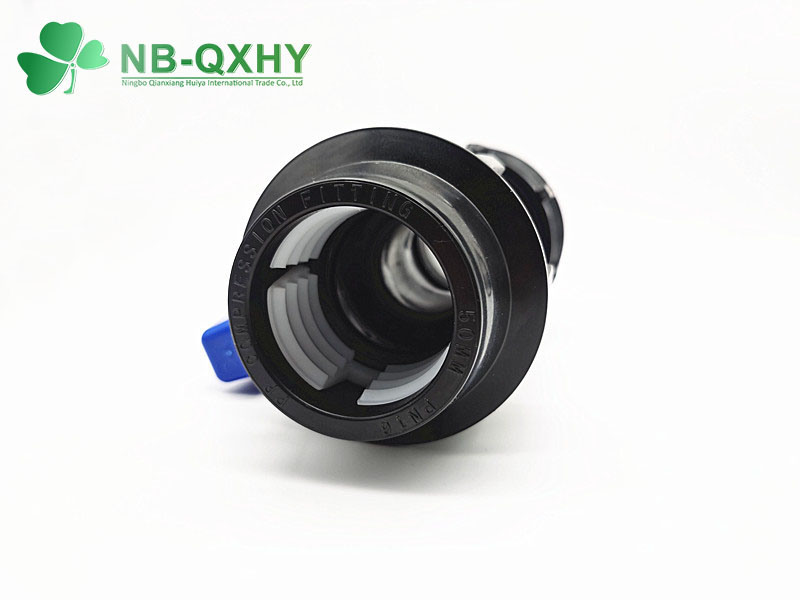 High Quality Compression Union PP Compact Ball Valve