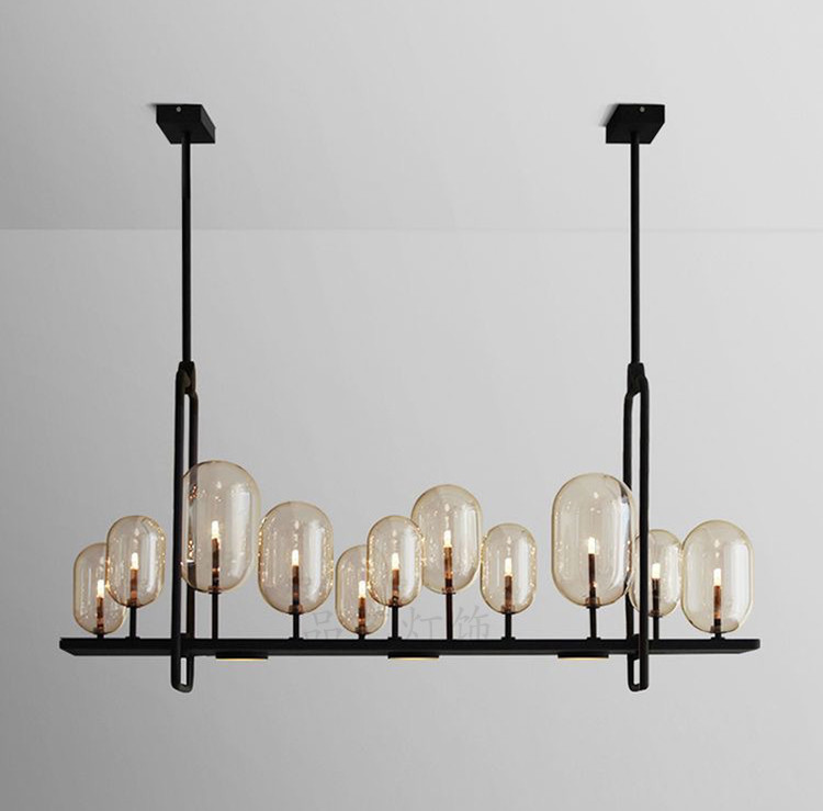 Rectangle Vintage Pendant Lights For Indoor Farmhouse Kitchen Bar Lighting Decor (WH-VP-52)