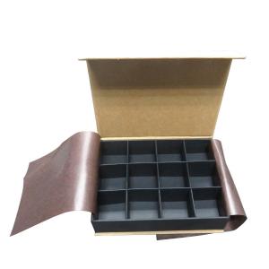 Buy cheap Kraft Paper Cookie Box Packaging With Cushion Pads For Divider Insert Chocolate product