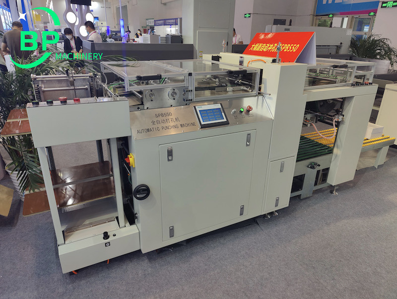 China automatic double wire o calendar notebook spiral book hole punching machine