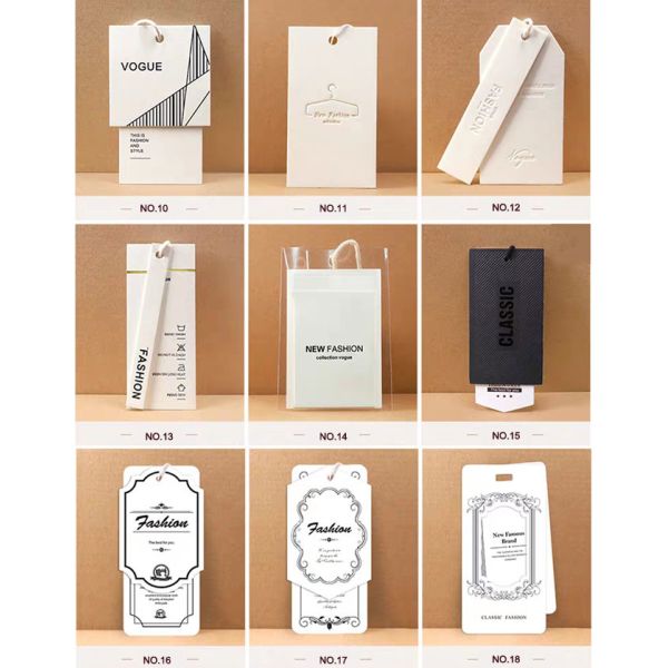 800gsm 400gsm Clothing Tag Label Paper Price Tag For Wedding Party Birthday