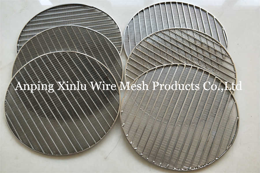 Smooth Wedge Wire Screen Panel V Wire Welded Screen Plate Slot Separator