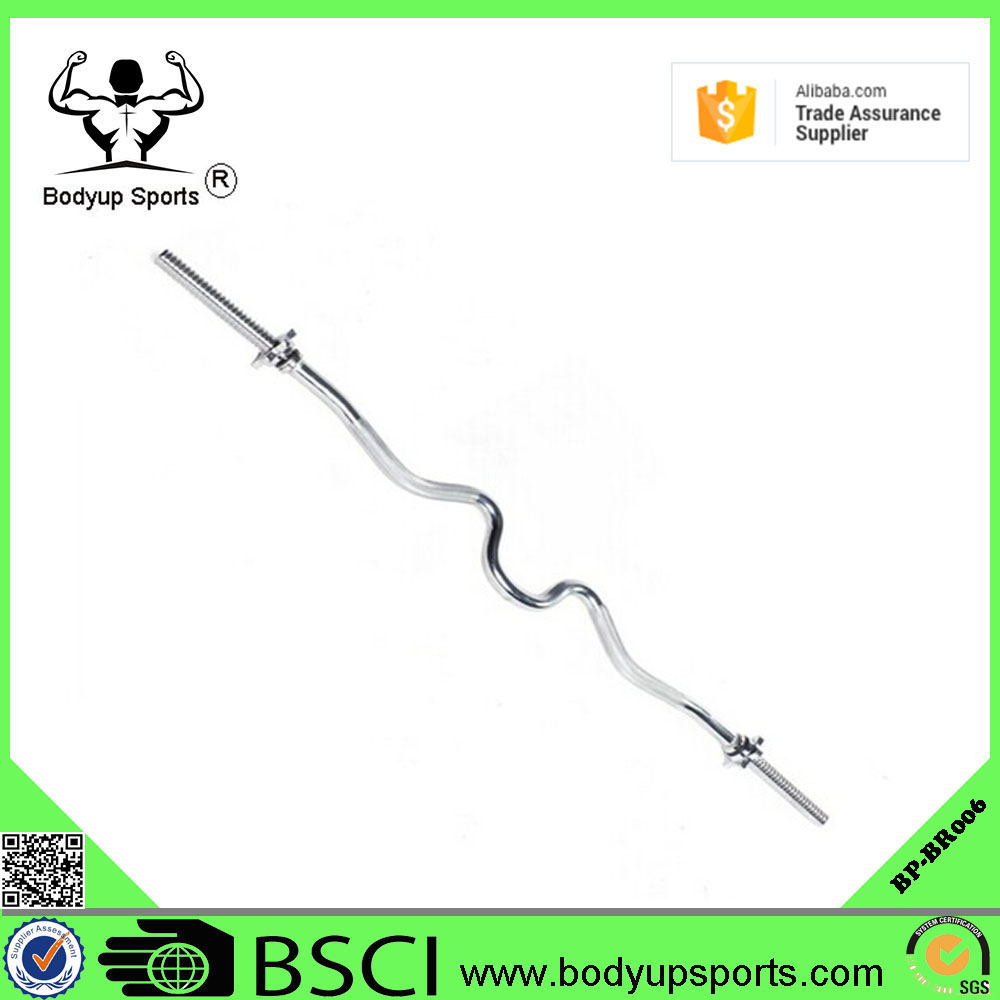 Wholesale 47" Inch EZ Curl Steel WeightLifting Barbell Bar