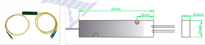 XDK FBT Fiber Optic Spliter LC SC Fully Stocked Optical Fiber Coupler 0