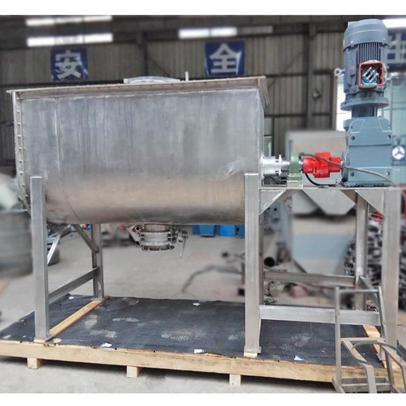 OEM Custom Auger Conveyor Industrial Horizontal Powder Mixing Machine Ribbon Blender