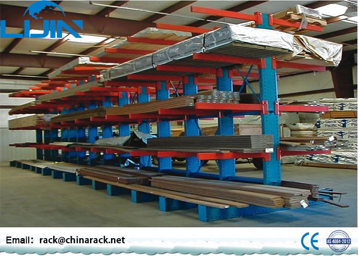 Single / Double Sided Cantilever Rack , Q235B Steel Cantilever Racks