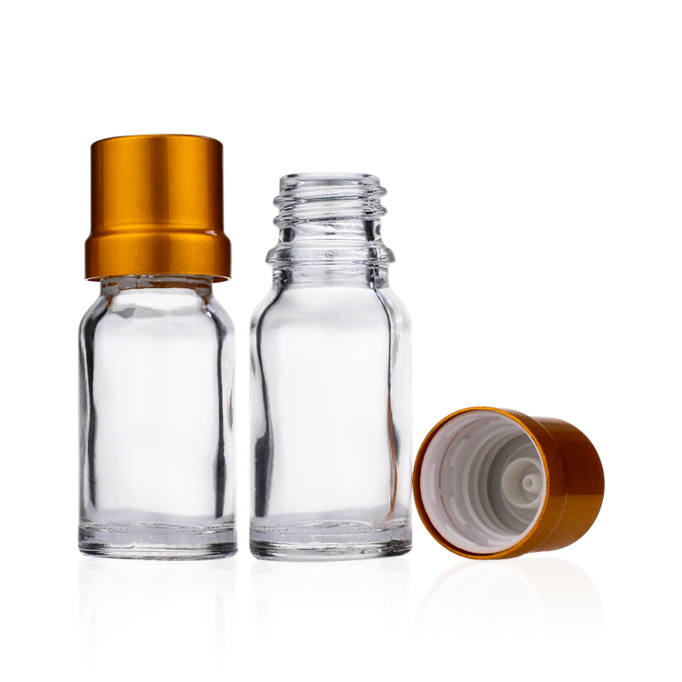 10ml Transparent Bottle For Essential Oil With Glass Dropper Manufacturers Hot Sale