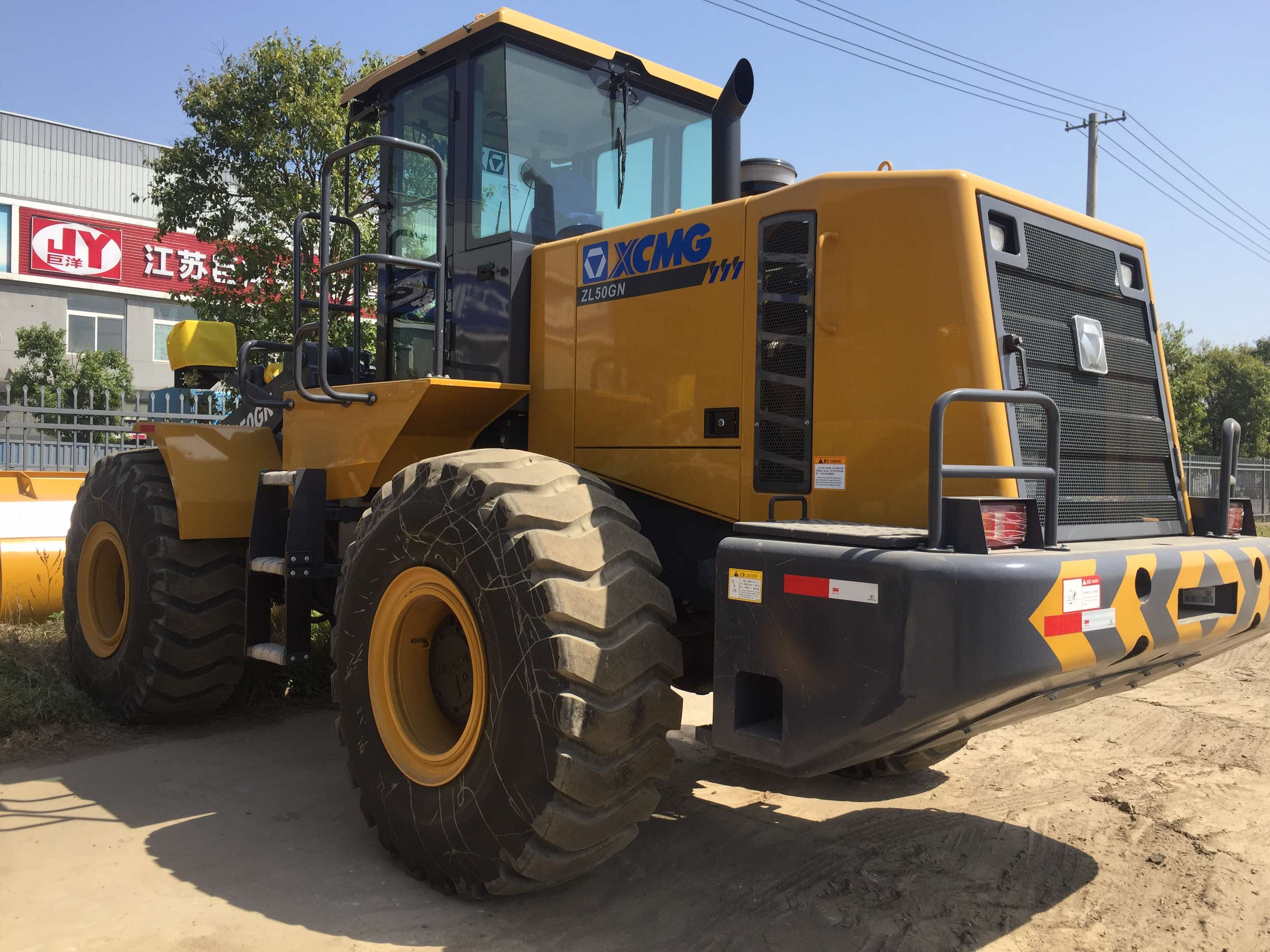 ZL50GN 5 Ton Weichai Engine Compact Wheel Loader High Efficiency Drive Chain
