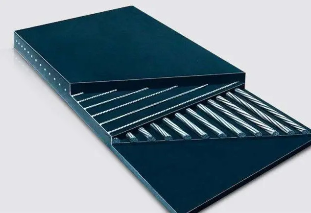 ST800 Heat Resistant Top-Performing Wire Rope Conveyor Belt- tear resistant