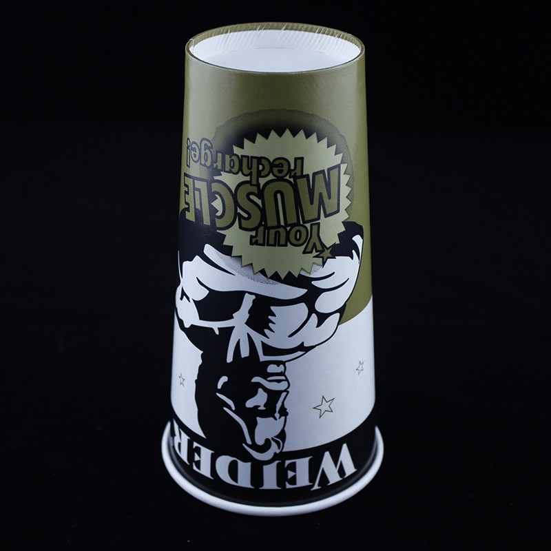 Recyclable Printed Paper Cup , Double Wall Biodegradable Takeaway Coffee Cups