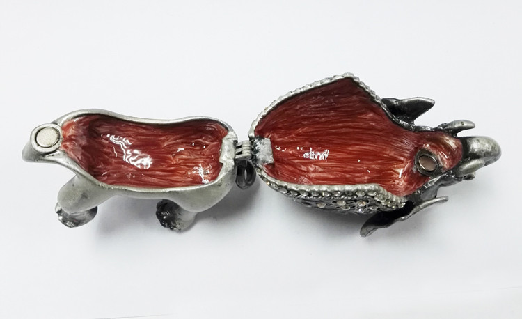 colourful elephant jewelry box elephant trinket elephant figure