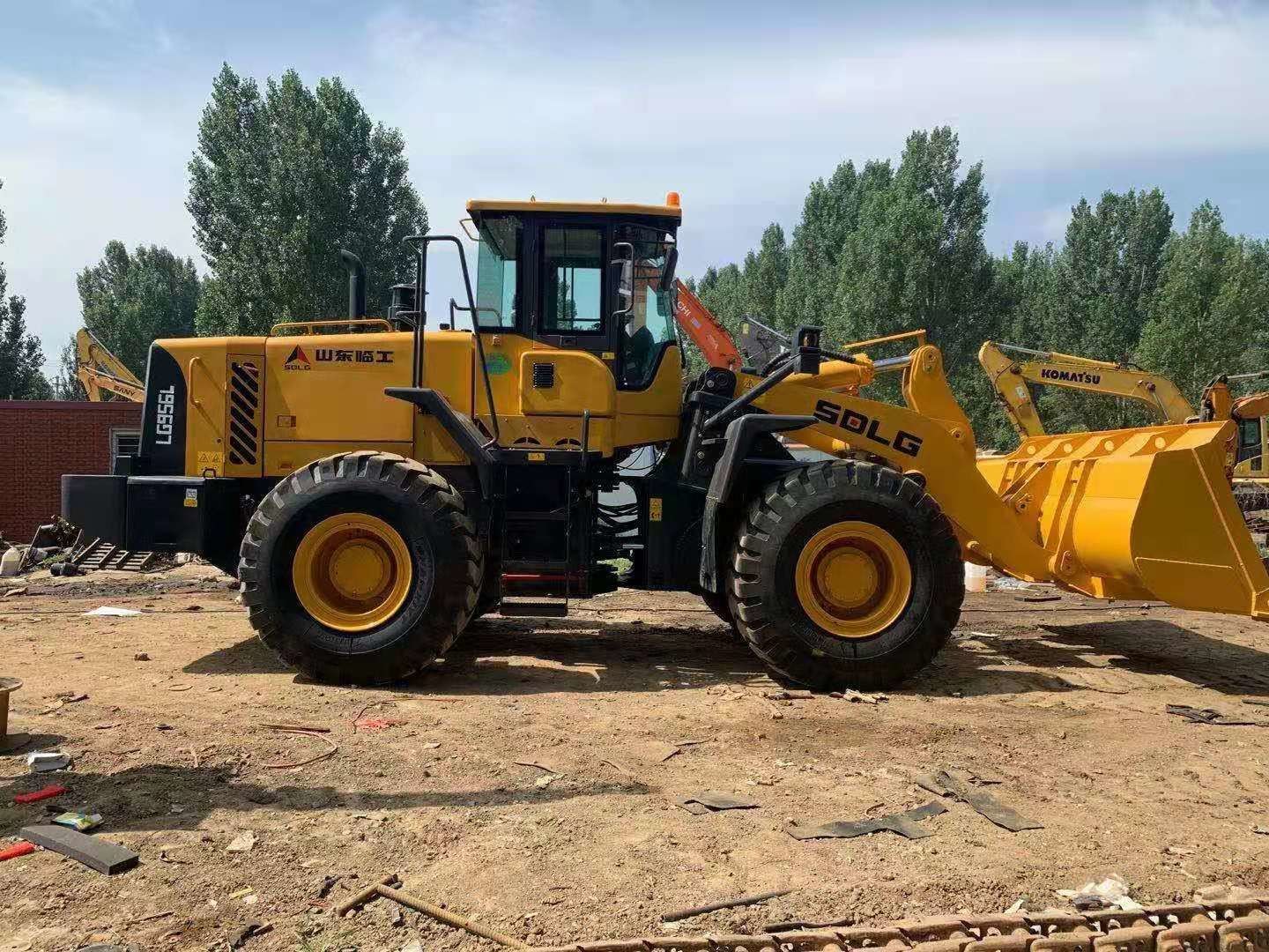 Mining Industry SOLG LG956L 5000kg Used Wheel Loaders