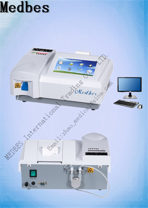 Touch Screen Semi-Auto Biochemistry Analyzer Cheap Price/ Real Time Curve Showing, Memor