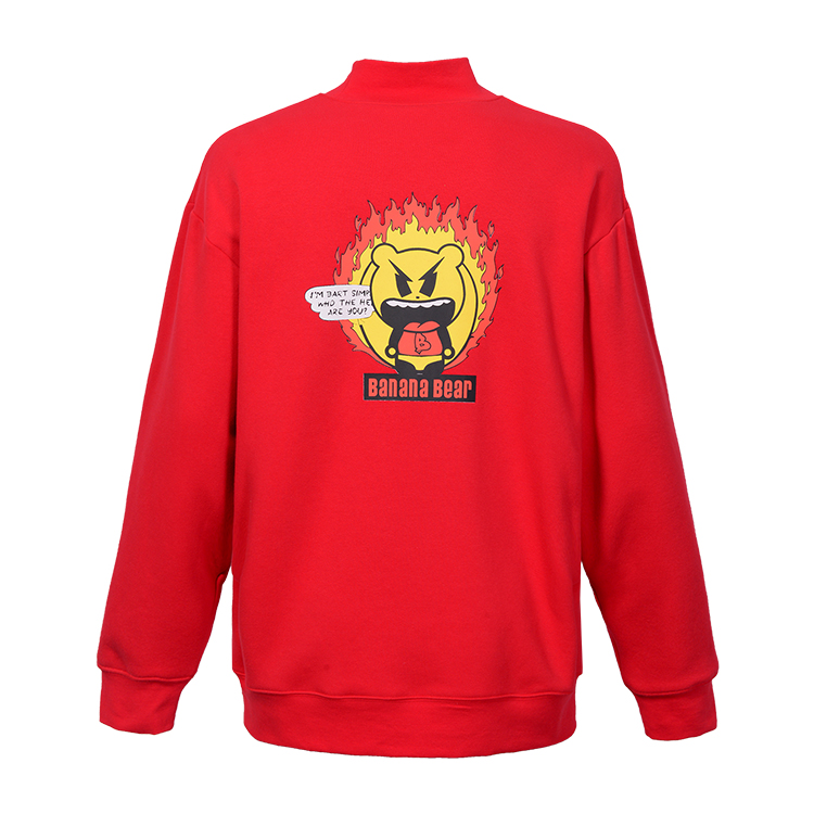 Gauge 12 GG Warm Mens Fashion Sweatshirt , Fall Sweater Shirts Flat Knitted Technics