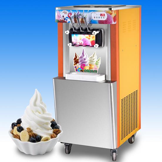 22L / H Twist Flavor Ice Cream Making Machines For Dessert Shop