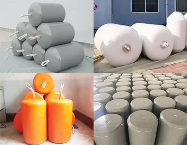 Marine Sea Ocean Cushion Guard Floating Foam Fender Solid Pu Polyethylene Rubber Filled