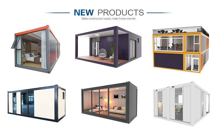Easy Assemble Luxury Tiny Prefab Container Homes Quick Prefabricated Concrete House