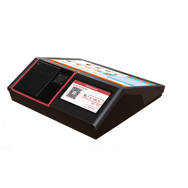 12.5 Inch HD 1080P IPS Screen POS System with Built-In Thermal Printer and Wifi BT Support