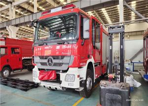 Buy cheap 12250kg Six Cylinder 2400r/Min Fire Pumper Truck, Emergency Rescue Vehicle product
