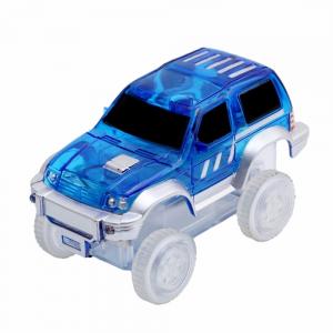 Buy cheap Custom LED Light Up Cars For Tracks Electronics Car Toys With Flashing Lights Fancy DIY Toy Cars Kid product