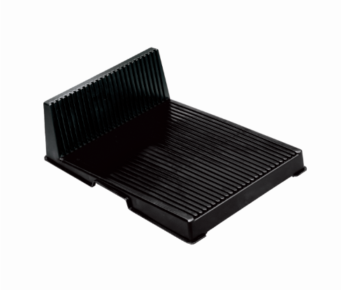Non Adjustable ESD Magazine Rack L Style 25 Slots PP Conductive Material