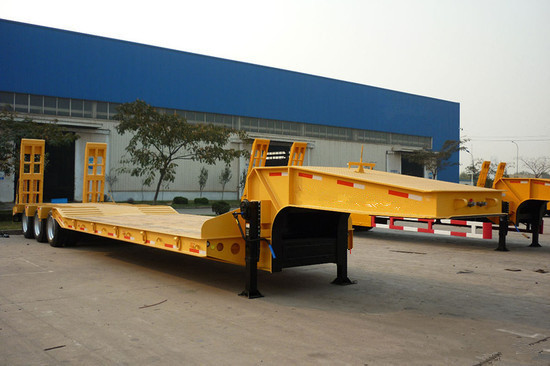 Transportation Purchase Flatbed Semi Trailer 11 - 13 Meters Semi Truck Trailer