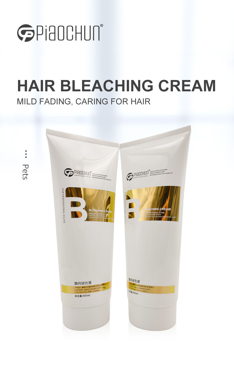 Professional Salon White Hair Bleach Cream No Cruelty Cream Hair Lightener