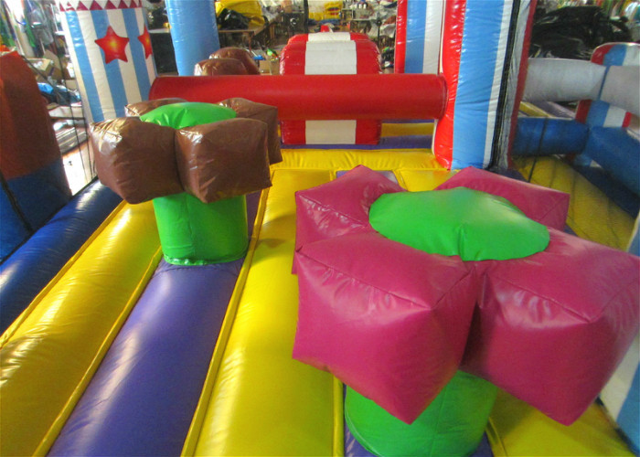 Inflatable circus clown fun city new design inflatable clown multiplay fun park on sale