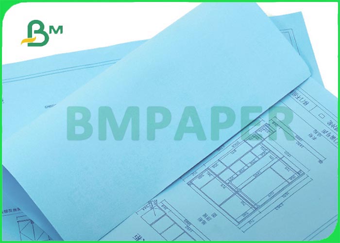 80gsm Blue Digital Paper For Engineering Drawing 20'' 24'' x 50yards 2inch Core