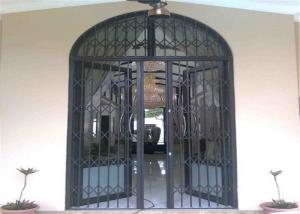 Buy cheap Customized Aluminium Security Door Frame With Powder Coating Grey ISO SGS product