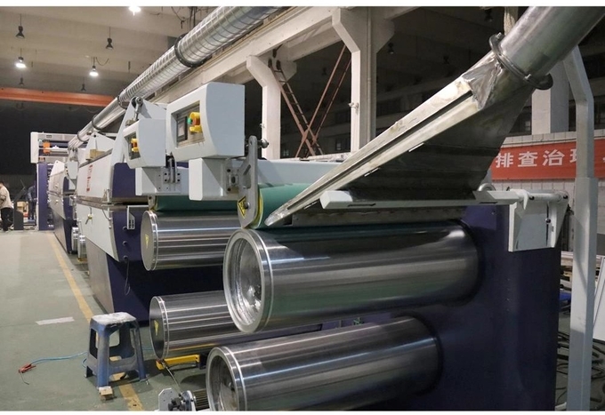 Horizontal PP PE Tape Extrusion Machine For Woven Bag Production Line