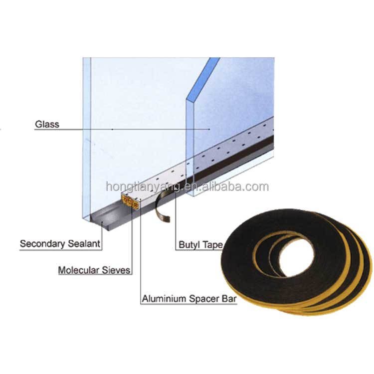 Aluminum Alloy Spacer Bar for Easy Installation in Double Glazed Windows and Doors
